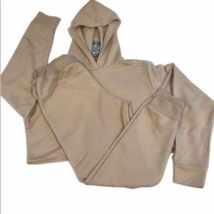 Drawstring Cropped Tracksuit